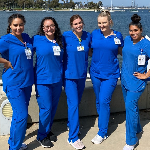 Blue scrubs set - Picture 3 of 3